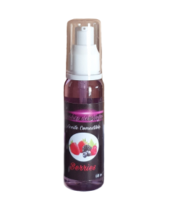 Aceite De Masaje Sabor Aroma Lubricante Con Calor Besable