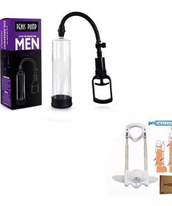 Bomba De Vacio Tratamiento Impotencia Pene + Pro Extender 3