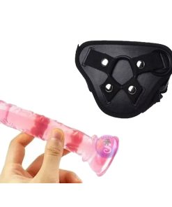 Alternative view of Arnes Femenino Ajustable + Dildo Realista Mediano Ventosa
