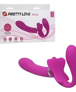 Vibrador Strapless Pretty Love Valerie Doble Estmulo Usb