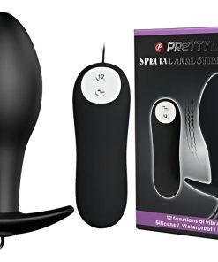 Plug Cono Anal Vibrador Multivelocidades Control