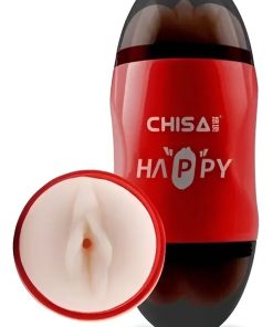 Alternative view of Masturbador Masculino Doble Boca-vagina Rojo
