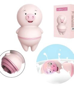 Juguete Vibrador Estimulador Clitoris Pezones Cerdito Usb