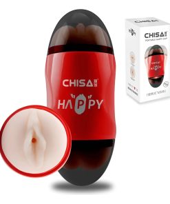Masturbador Masculino Con Bala Vibra Doble Vagina Ano O Boca