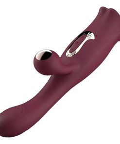 Consolador Vibrador Lengua Lamedora Clitoris Punto G Doble