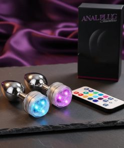 Alternative view of Plug Anal Luz Led Metalizado Dilatador Anal Control Luces