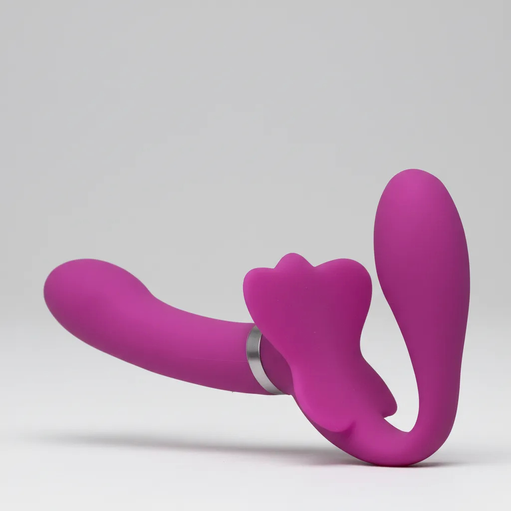 Vibrador Strapless Pretty Love Valerie Doble EstÂ’mulo Usb - Imagen 7
