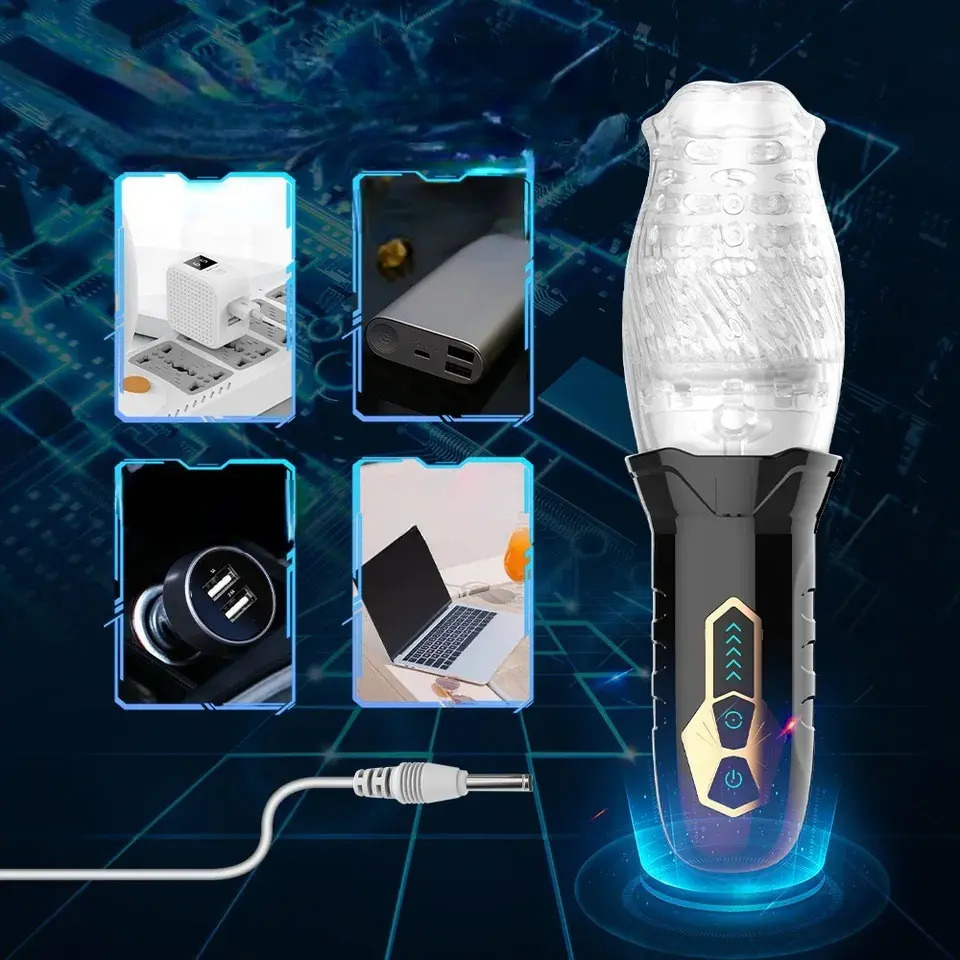 Masturbador Masculino Automatico Vibracin Rotacin - Imagen 7