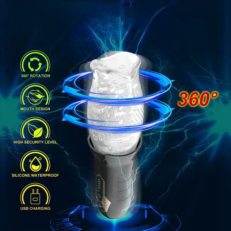 Masturbador Masculino Automatico Vibracin Rotacin - Imagen 5