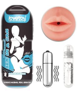 Masturbador Masculino Realista Vibra Lubricante Cyberskin