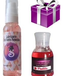Pack Lubricante Masajes + Lubricante 60ml + Sachet Regalo