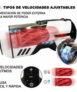 Alternative view of Masturbador Masculino Automatico Empuje Rpido Chupa Contrae