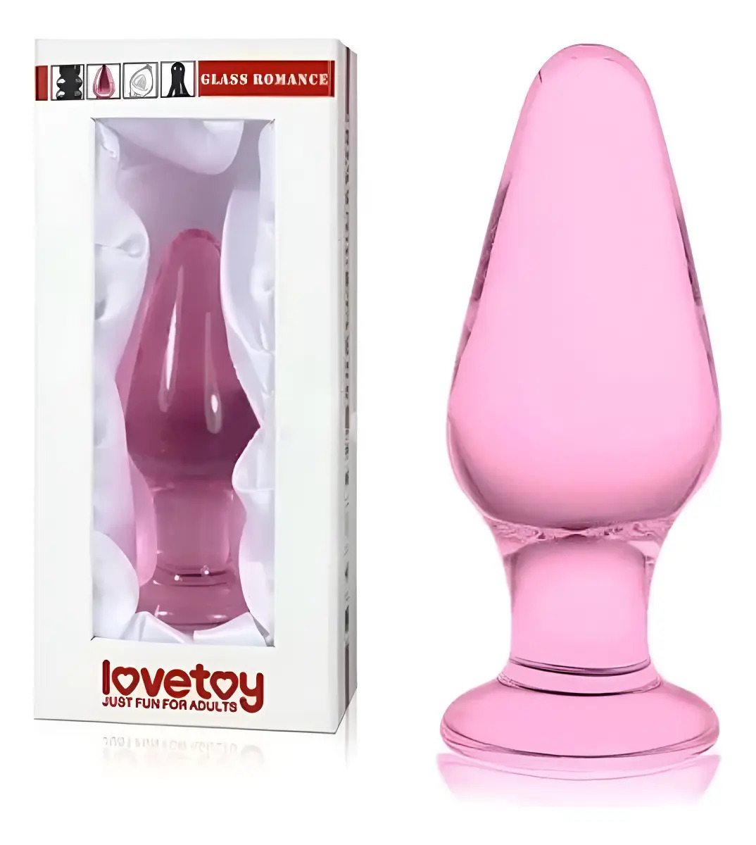 Plug Dilatador Anal Transparente