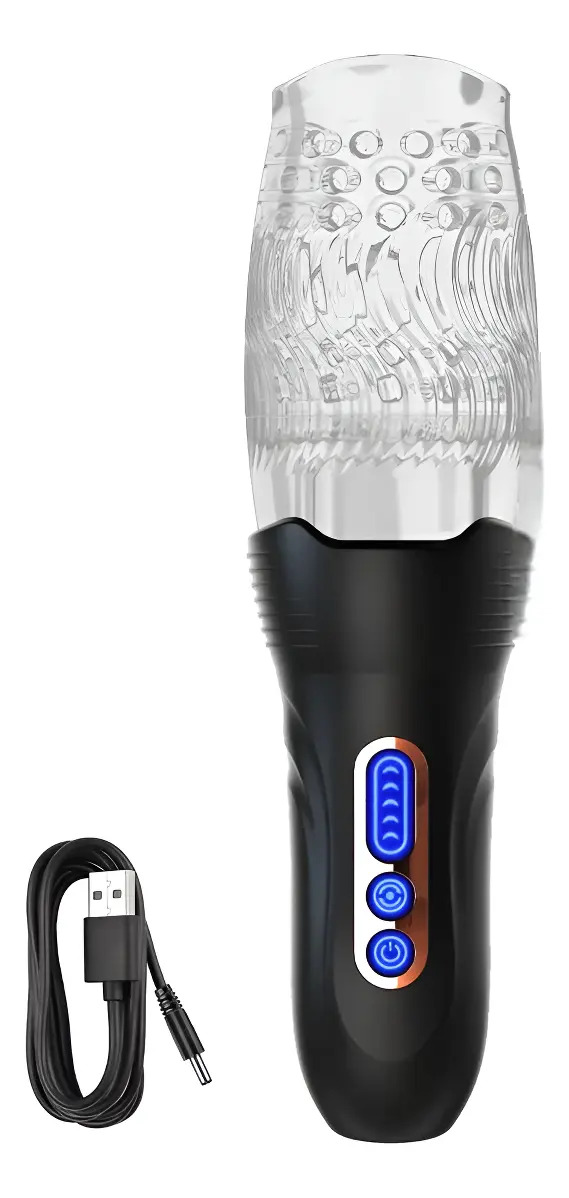 Masturbador Masculino Automatico Vibracin Rotacin
