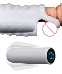 Masturbador Masculino Texturado Doble + Bala Vibradora - Usb