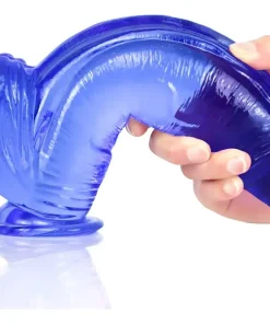 Alternative view of Dildo Grande Y Grueso Ventosa Texturado Flexible Super Ancho