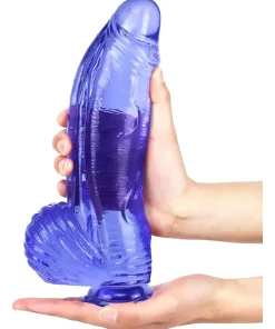 Dildo Grande Y Grueso Ventosa Texturado Flexible Super Ancho
