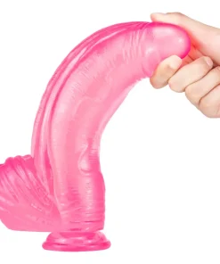 Dildo Grande Y Grueso Ventosa Texturado Flexible Super Ancho