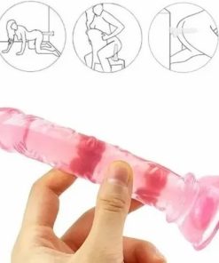 Alternative view of Consolador Dildo Transparente Con Ventosa Color Claro - Mini