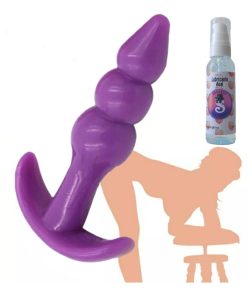 Lubricante Anal + Plug Anal Dilatador Para Principiantes