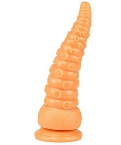 Dildo Tentaculo Pulpo Ventosas Texturado Flexible - Grande